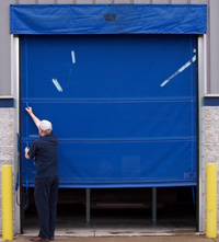 Vinyl & Mesh Roll Up Doors