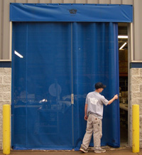 Vinyl & Mesh Roll Up Doors